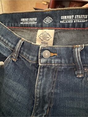 St. John's Bay Men's Relaxed Straight Jeans - Dark Blue